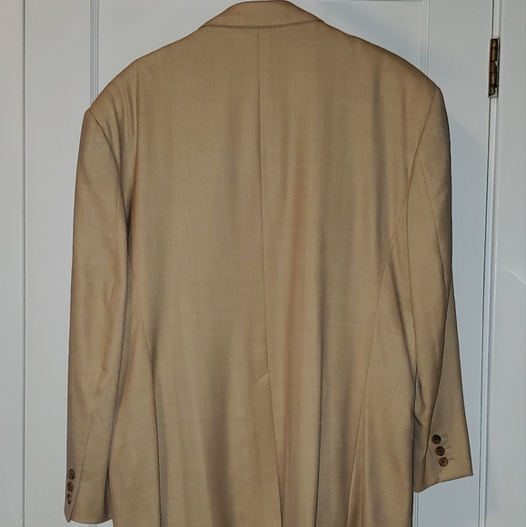 Brooks Brothers Golden Fleece Jacket Custom Tailored Beige 2-button 2006 21" - Picture 2 of 10